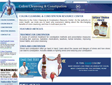 Tablet Screenshot of colon-cleanse-constipation.com